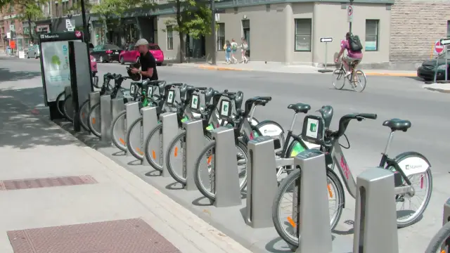 Illustration de BIXI